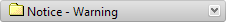 Open Notice - Warning folder