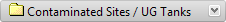 Open Contaminated Sites / UG Tanks folder